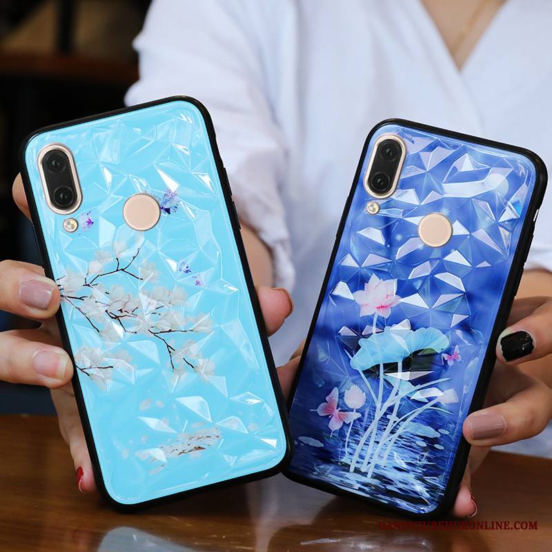 Samsung Galaxy M20 Pehmeä Neste All Inclusive Peili Kuori Suojaus Tähti Kotelo