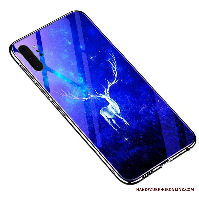 Samsung Galaxy Note 10+ Kuori Luova Sininen Suojaus Trendi All Inclusive Silikoni Puhelimen Kuoret