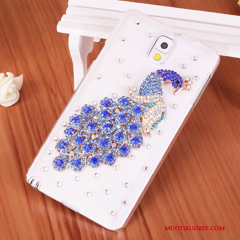 Samsung Galaxy Note 3 Strassi Puhelimen Kuoret Kuori Trendi Kotelo Suojaus Violetti