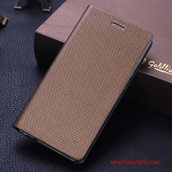 Samsung Galaxy Note 4 Kuori Suojaus Kotelo Puhelimen Aito Nahka Nahkakotelo Simpukka Murtumaton