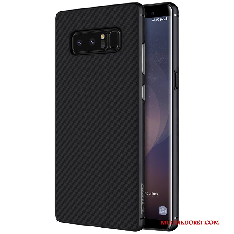 Samsung Galaxy Note 8 Kuori All Inclusive Murtumaton Suojaus Musta Kotelo Kova Tähti