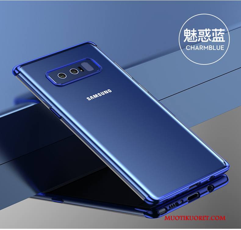 Samsung Galaxy Note 8 Kuori Sininen Puhelimen Kuoret Kotelo Uusi Silikoni Tähti Suojaus