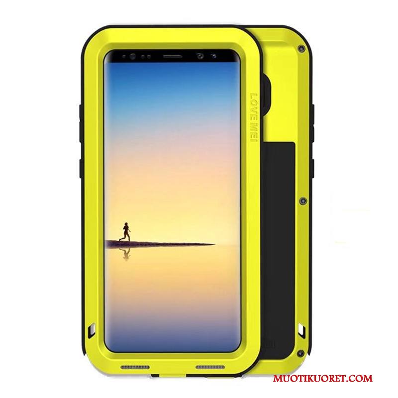 Samsung Galaxy Note 8 Metalli Puhelimen All Inclusive Kuori Tähti Kehys Kotelo