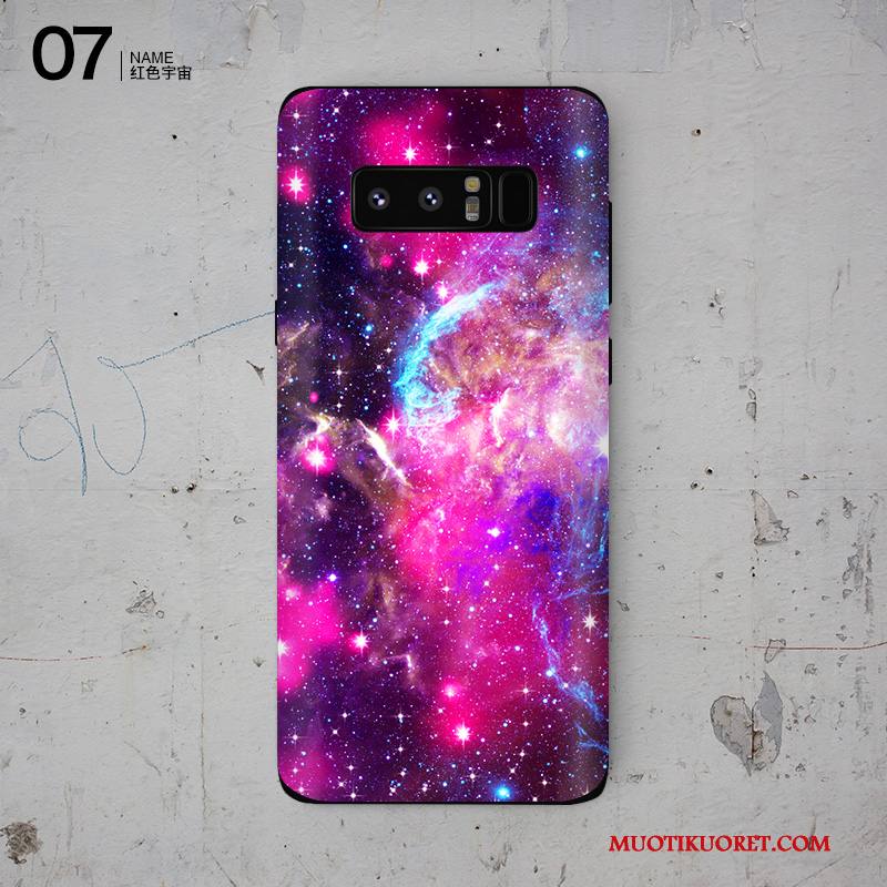 Samsung Galaxy Note 8 Väriset Näytönsuojus Suojaus Puhelimen Violetti Tähti Kuori