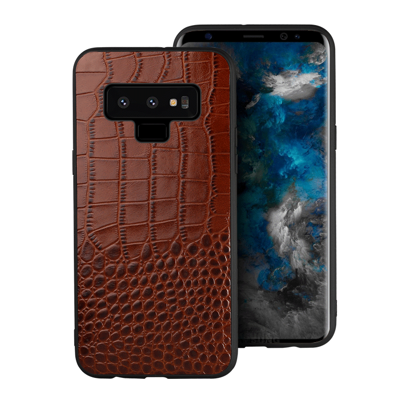 Samsung Galaxy Note 9 Kuori Takakansi Tähti Murtumaton Suojaus Puhelimen Kuoret Lehmä Nahkakotelo