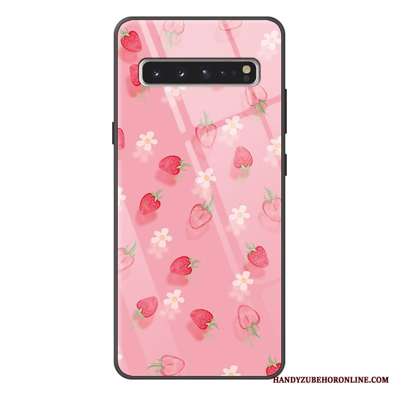 Samsung Galaxy S10 5g Kuori All Inclusive Tähti Pieni Silikoni Kotelo Ihana Murtumaton