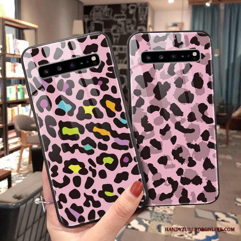 Samsung Galaxy S10 5g Kuori Jauhe Tähti Leopardi Suojaus Trendi Puhelimen Kuoret Kotelo