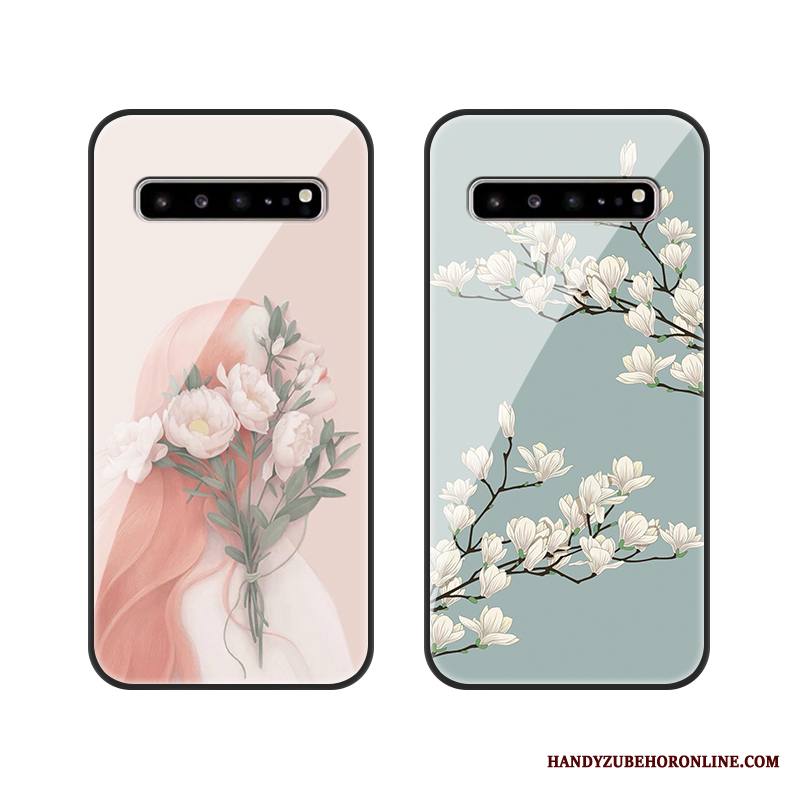 Samsung Galaxy S10 5g Kuori Pehmeä Neste Tähti Murtumaton Suojaus Kotelo Lasi Puhelimen
