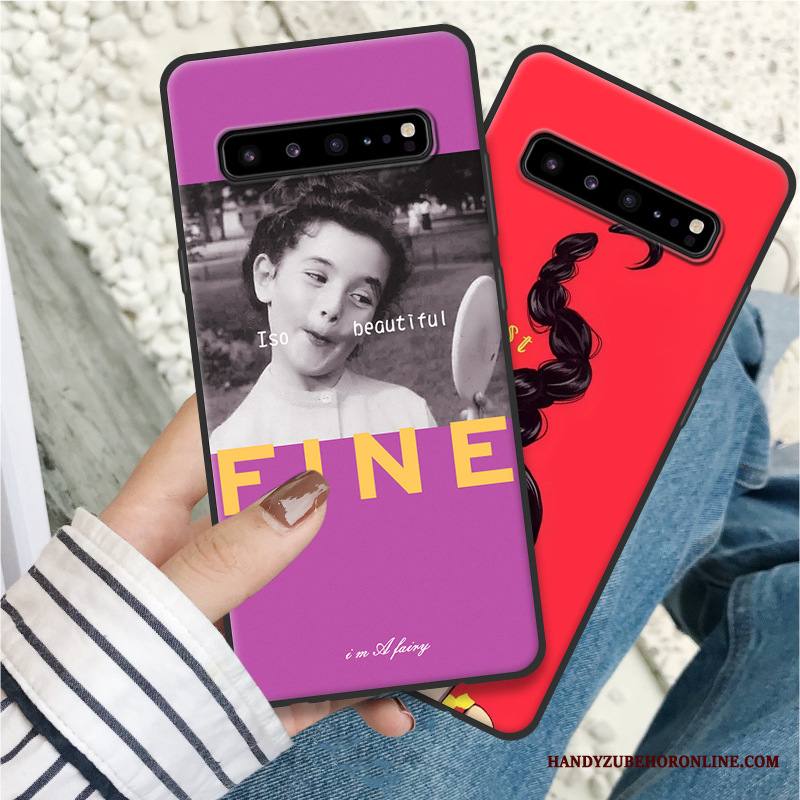 Samsung Galaxy S10 5g Kuori Tide-brändi Tähti Punainen Puhelimen Kuoret Sarjakuva Kotelo Suojaus