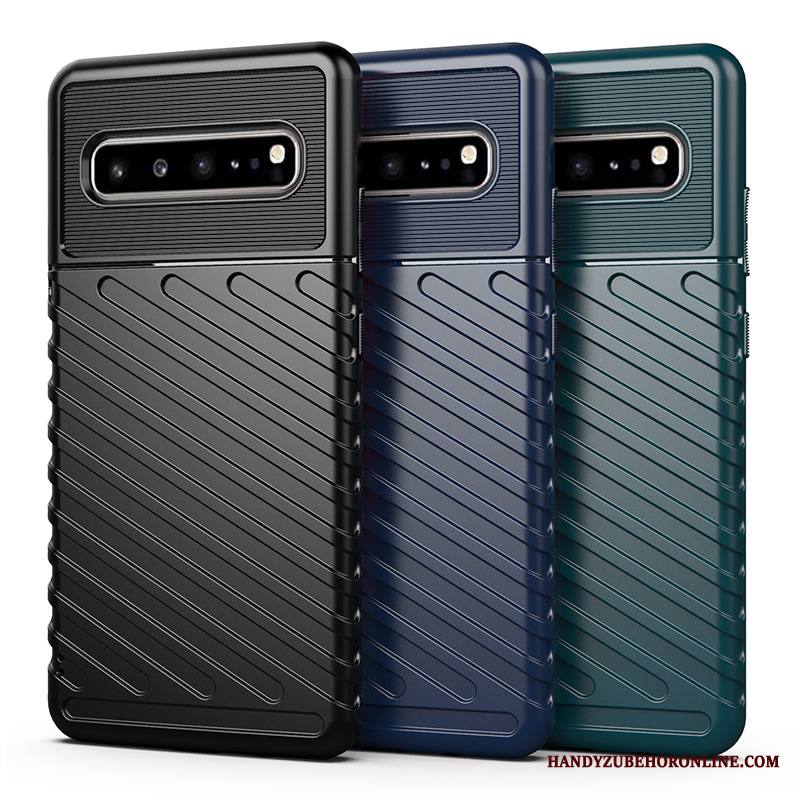 Samsung Galaxy S10 5g Kuori Tähti Pehmeä Neste Musta Puhelimen Kuoret