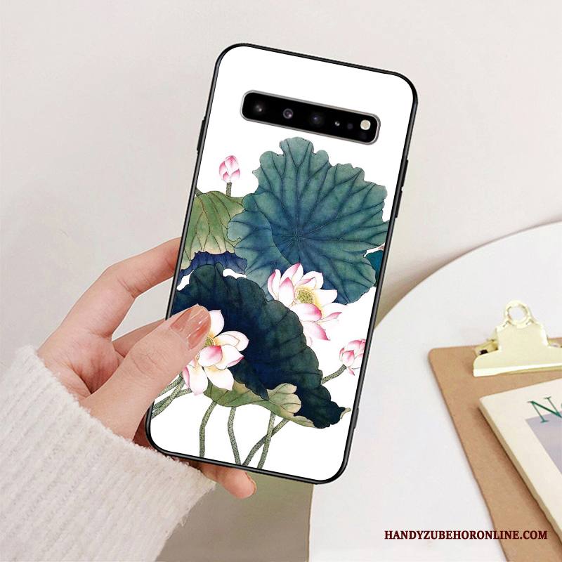 Samsung Galaxy S10 5g Kuori Yksinkertainen Tähti Silikoni Taide Suojaus Puhelimen Kuoret Pehmeä Neste