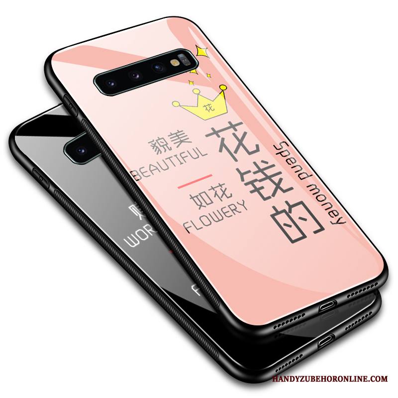 Samsung Galaxy S10 Kuori Kotelo Suojaus Puhelimen Kuoret Yksinkertainen Persoonallisuus Nuoret Lasi