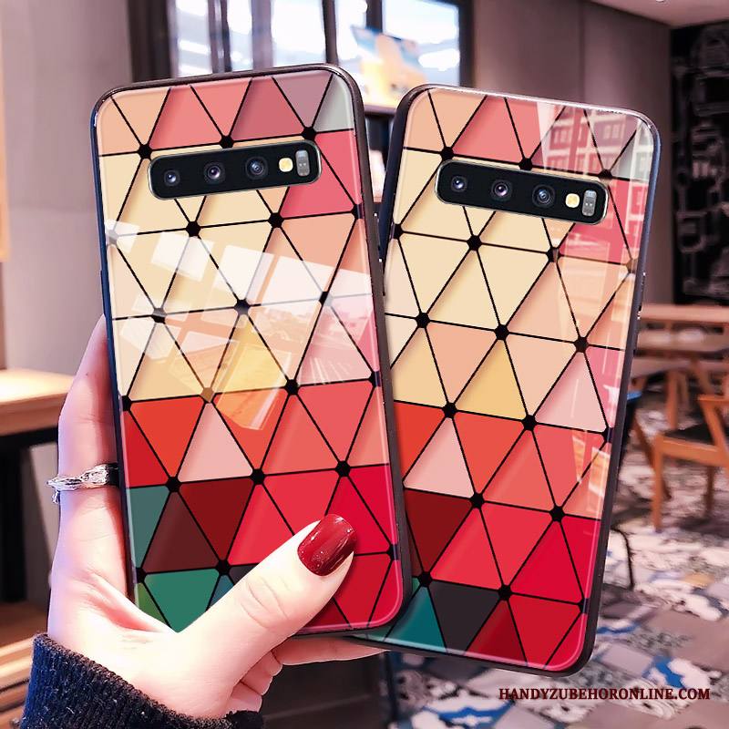 Samsung Galaxy S10 Kuori Lasi Tähti Kova Tila Suojaus Persoonallisuus Ylellisyys