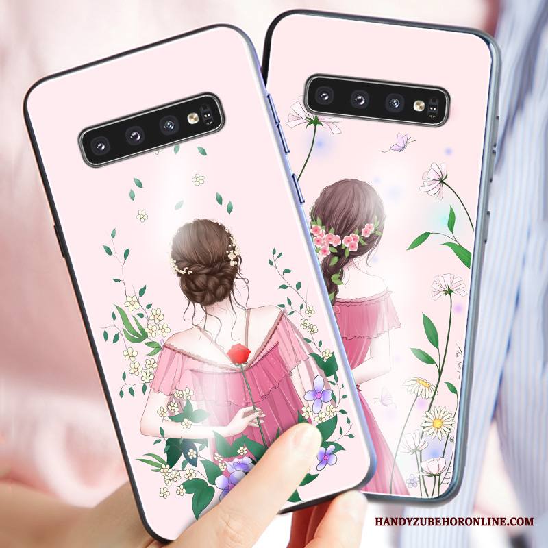 Samsung Galaxy S10 Kuori Luova Sarjakuva Ihana All Inclusive Puhelimen Kuoret Pehmeä Neste Lasi