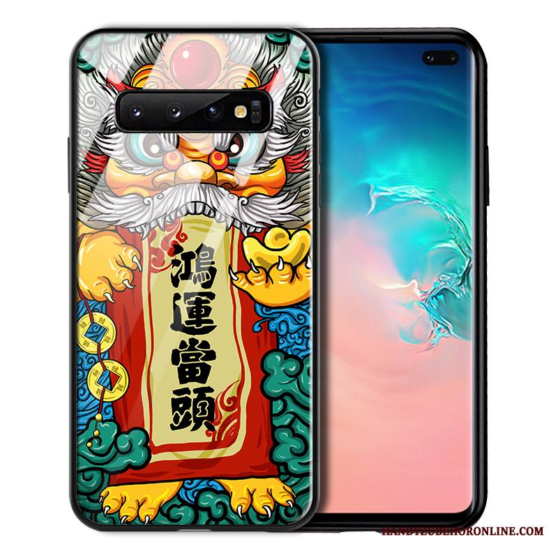 Samsung Galaxy S10+ Kuori Silikoni Puhelimen Kuoret All Inclusive Trendi Ultra Ohut Persoonallisuus