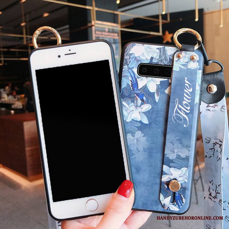 Samsung Galaxy S10 Luova Pehmeä Neste Puhelimen Kuoret Persoonallisuus Pesty Suede Kuori Murtumaton