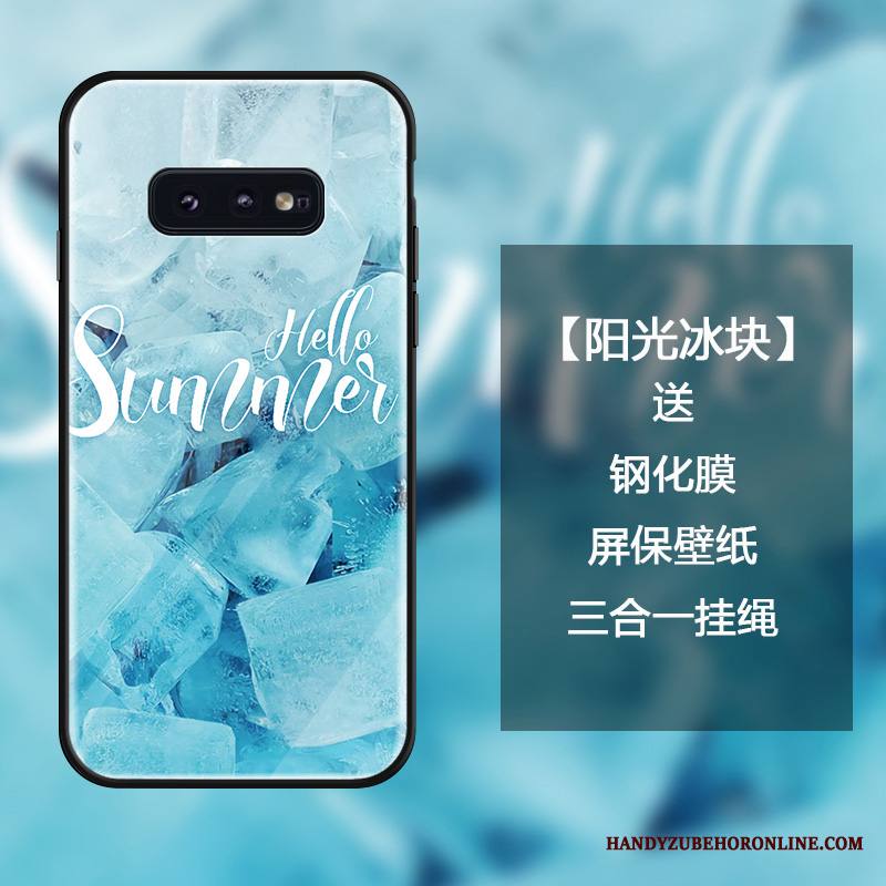 Samsung Galaxy S10e Kuori Tide-brändi All Inclusive Tila Karkaisu Luova Sininen Ripustettavat Koristeet
