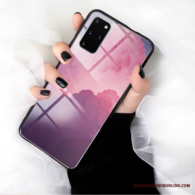 Samsung Galaxy S20+ Kuori Jauhe Lasi Ripustettavat Koristeet Tila Murtumaton Yksinkertainen Tähti