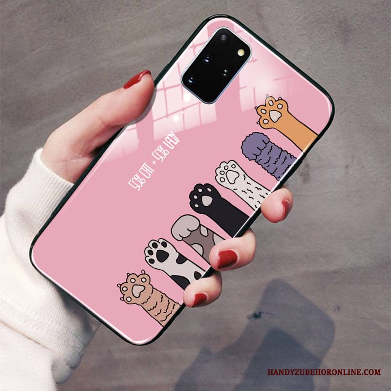 Samsung Galaxy S20+ Kuori Puhelimen Kuoret Kissa Suojaus Ihana Kotelo Lasi Tähti