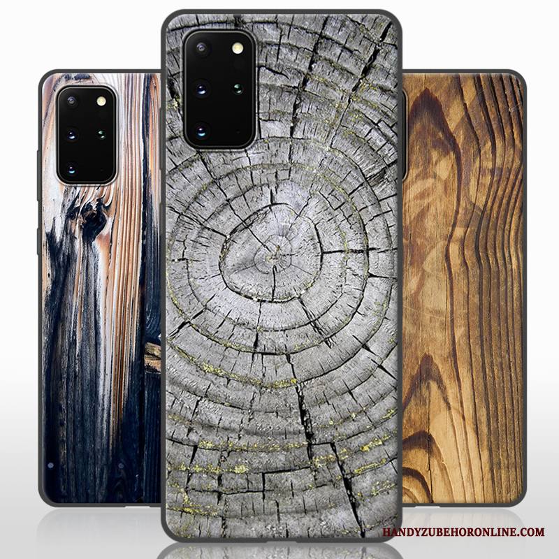 Samsung Galaxy S20+ Puhelimen Kuoret Harmaa Yksinkertainen Kuori Pesty Suede Silikoni Kotelo