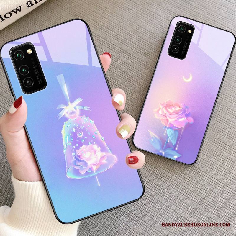 Samsung Galaxy S20 Tähti Persoonallisuus Lasi Ohut Kuori Violetti Unelma