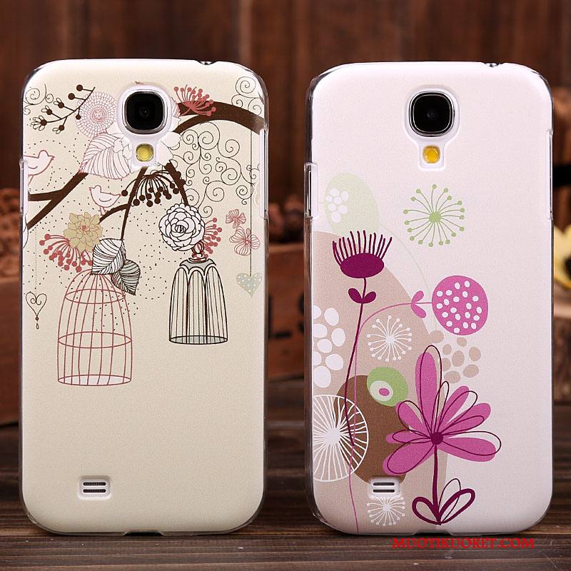 Samsung Galaxy S4 Kuori Tähti Maalaus Suojaus Keltainen Puhelimen Kuoret Kova Kotelo