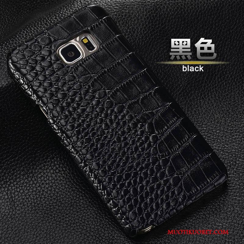 Samsung Galaxy S6 Edge Kuori Kotelo Puhelimen Kuoret Tähti Nahka Kova Suojaus Aito Nahka