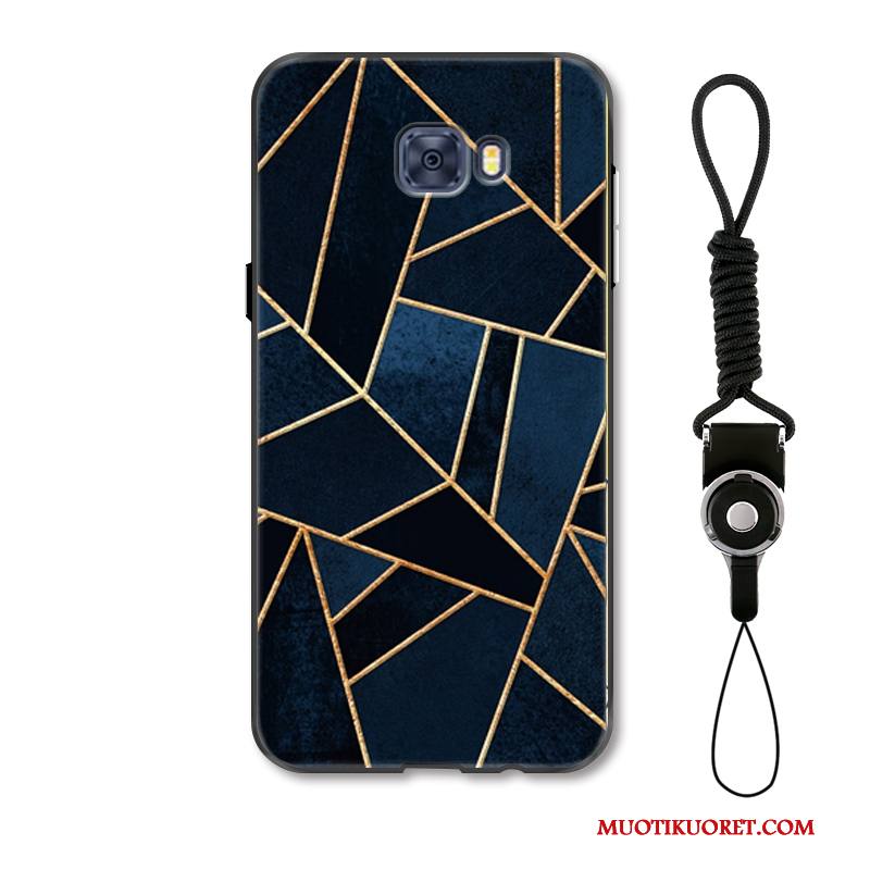 Samsung Galaxy S7 Edge Kuori Ulotteinen Suojaus Sininen Luova Persoonallisuus Puhelimen Kuoret