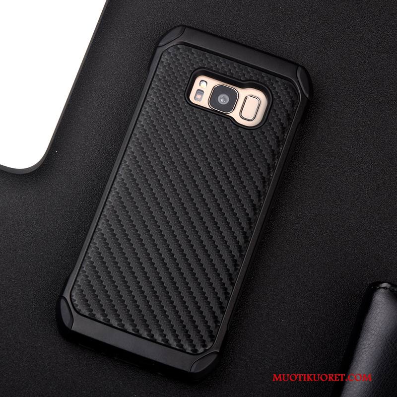 Samsung Galaxy S8 Kuori All Inclusive Musta Murtumaton Puhelimen Kuoret Kudonta Trendi Tähti