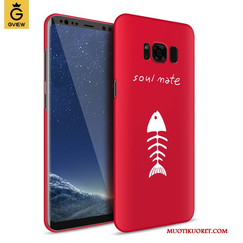 Samsung Galaxy S8+ Kuori Luova Persoonallisuus Tähti Kova All Inclusive Murtumaton Pesty Suede