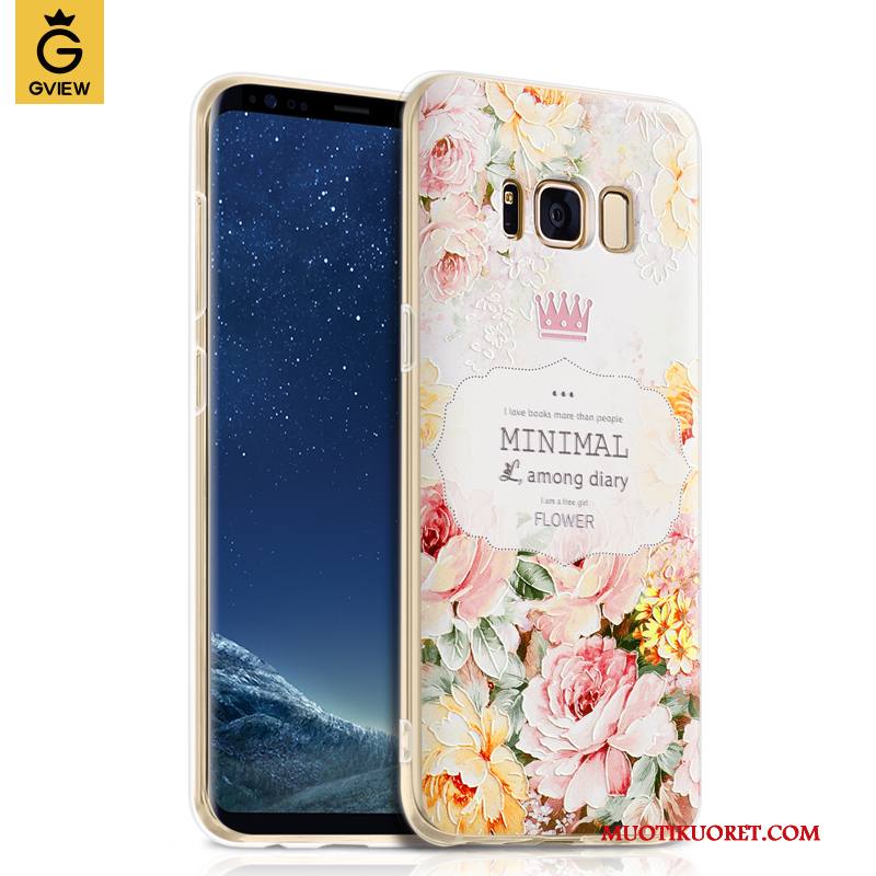 Samsung Galaxy S8 Kuori Suojaus All Inclusive Pieni Tähti Pehmeä Neste Keltainen Kotelo