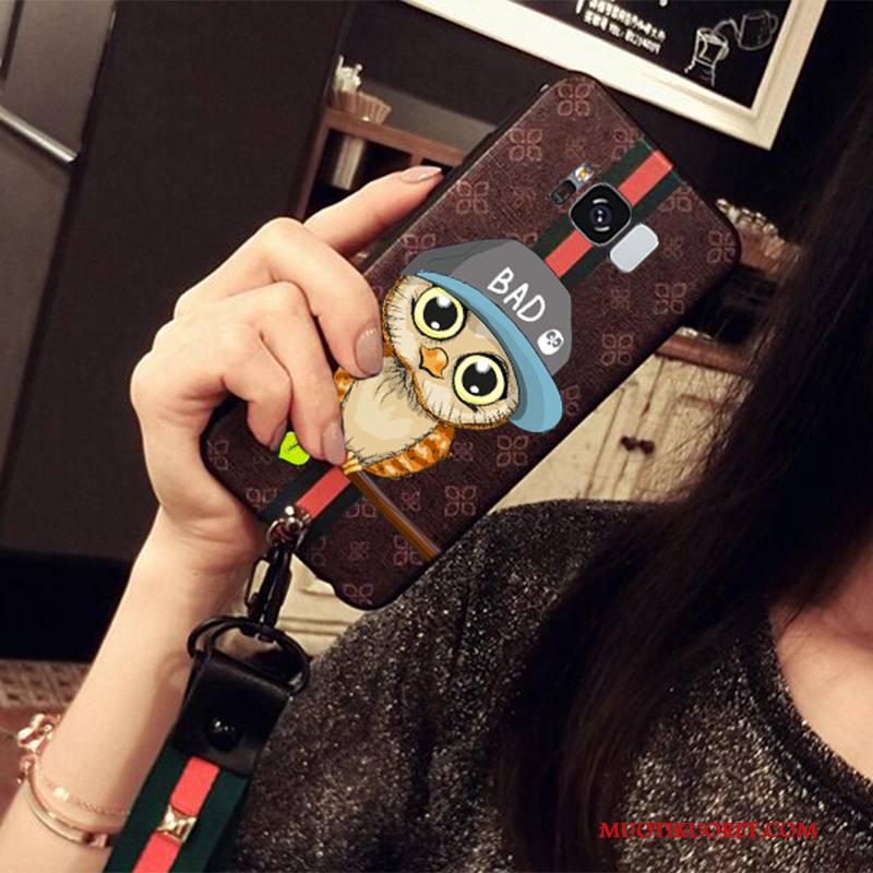 Samsung Galaxy S8+ Kuori Trendi Net Red Murtumaton Pehmeä Neste Suojaus Silikoni Kotelo