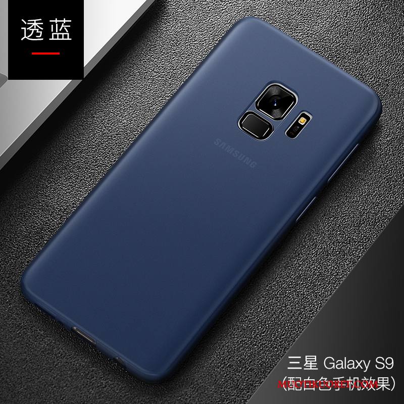 Samsung Galaxy S9 Kuori Uusi Kotelo Sininen Suojaus Ohut Tähti Pesty Suede