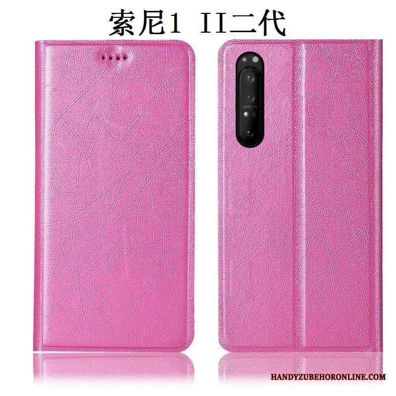 Sony Xperia 1 Ii Kuori Puhelimen Kuoret All Inclusive Suojaus Punainen Johdin Kotelo Murtumaton