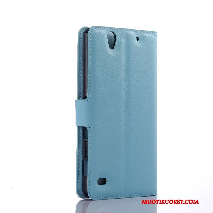 Sony Xperia C4 Nahkakotelo Puhelimen Vaaleansininen Suojaus Kuori Puhelimen Kuoret Salkku