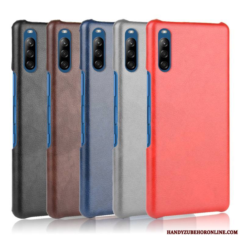 Sony Xperia L4 Kova Kuori Puhelimen Kuoret Punainen Suojaus Kotelo Kukkakuvio