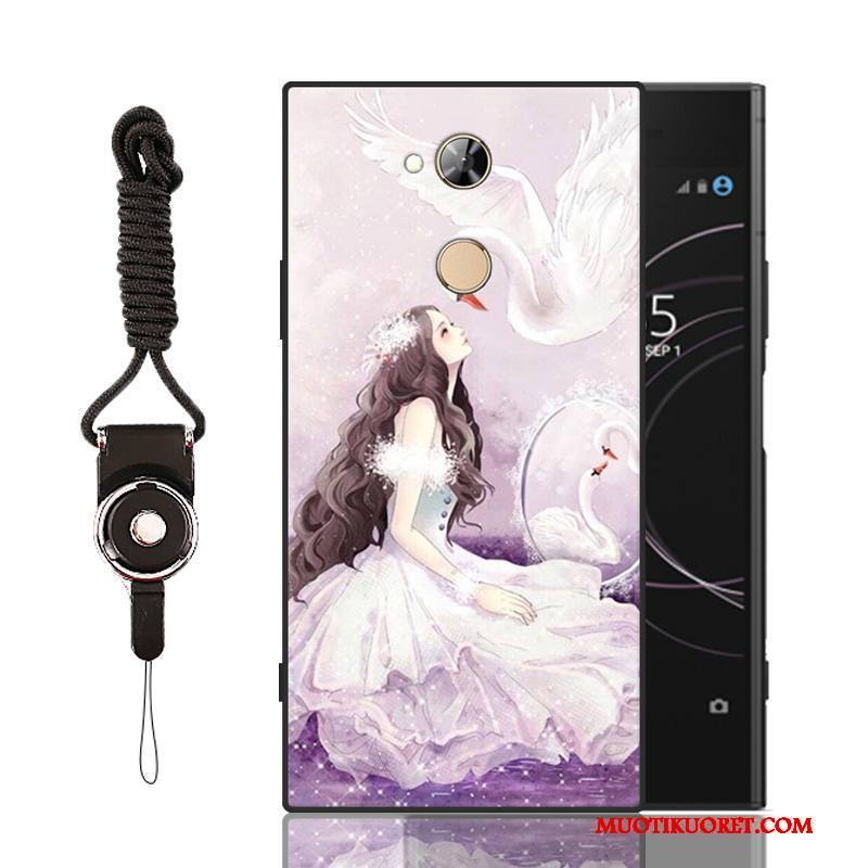 Sony Xperia Xa2 Kuori Kotelo Suojaus Pehmeä Neste All Inclusive Ihana Violetti Silikoni