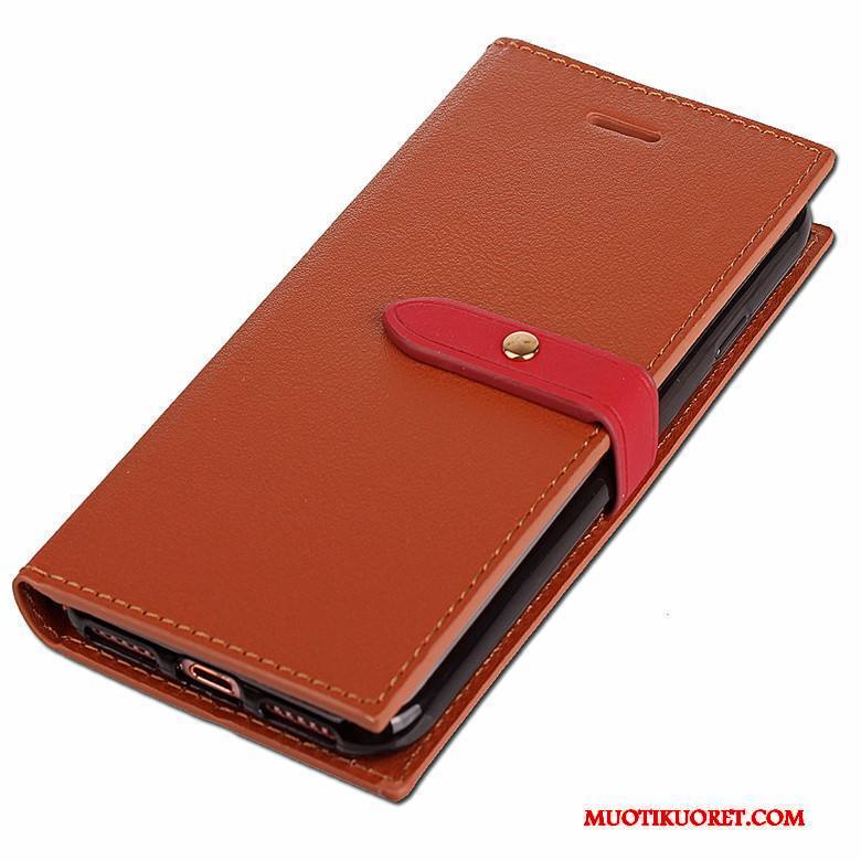 Sony Xperia Xz1 Compact Puhelimen Nahkakotelo Pesty Suede All Inclusive Kuori Murtumaton Suojaus