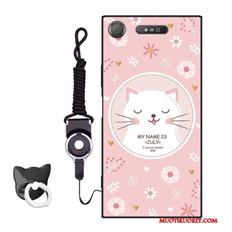 Sony Xperia Xz1 Kuori Kotelo All Inclusive Murtumaton Jauhe Sarjakuva Silikoni Suojaus