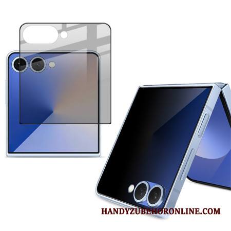 Vakoilunestoinen Karkaistusta Lasisesta Takasuojasta Samsung Galaxy Z Flip 7