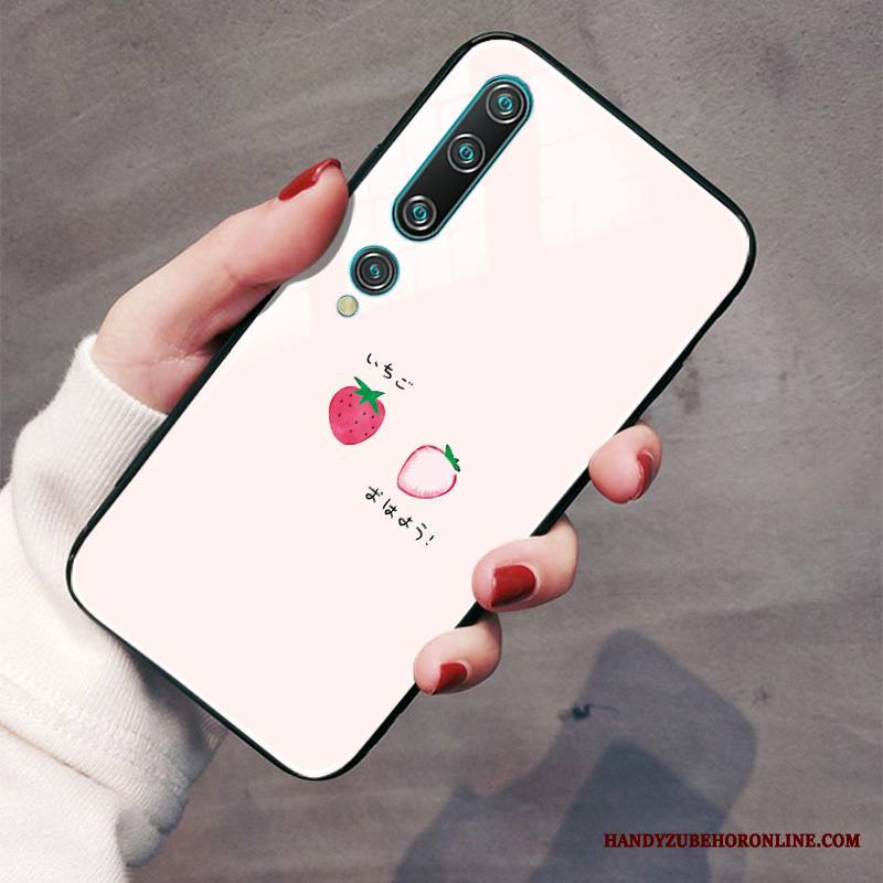 Xiaomi Mi 10 Kuori Peili Kotelo Murtumaton Pieni Vaalean Jauhe Lasi
