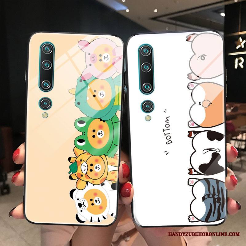 Xiaomi Mi 10 Kuori Ripustettavat Koristeet Suojaus Luova Valkoinen Tila Bear Puhelimen Kuoret