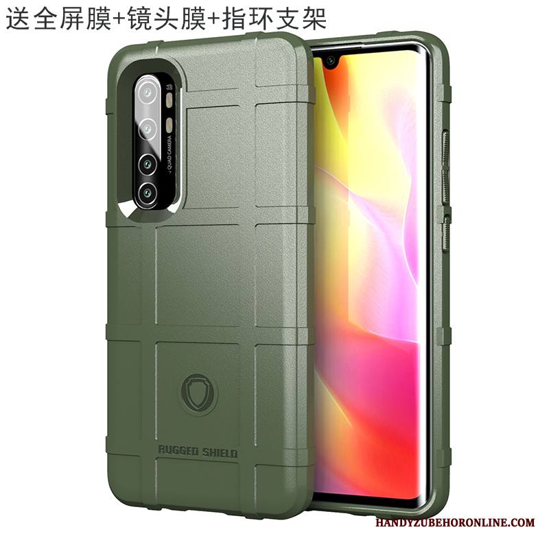 Xiaomi Mi Note 10 Lite Kuori Auto Pieni Magneettinen Vihreä Puhelimen Kuoret Pehmeä Neste All Inclusive
