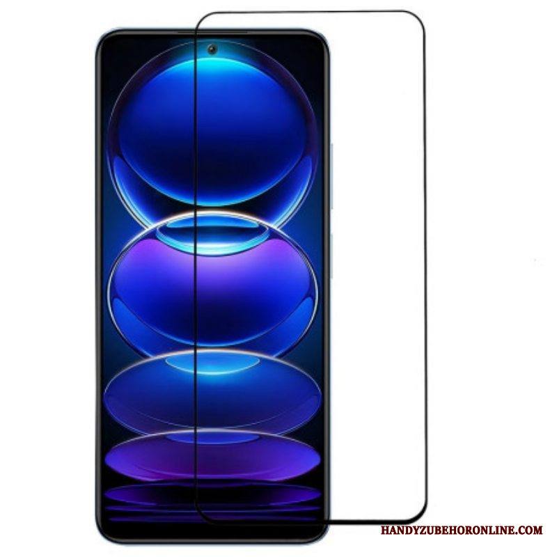 Xiaomi Redmi Note 12/Poco X5 5G Karkaistu Lasi Näytönsuoja Mustilla Reunoilla