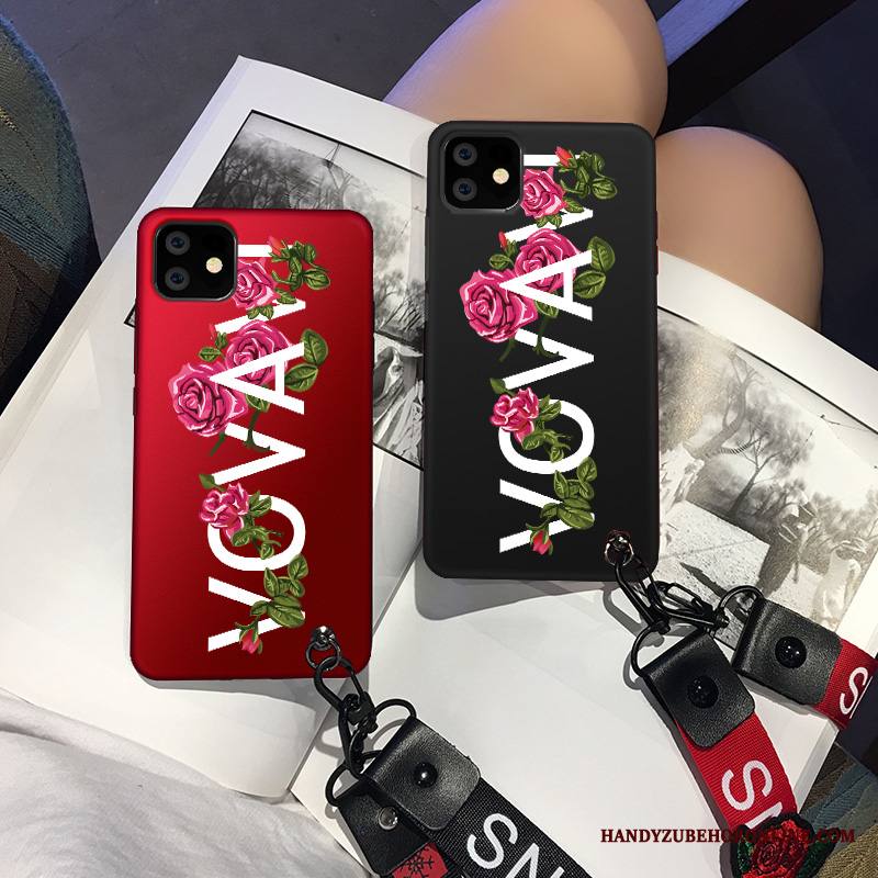 iPhone 11 Kuori Silikoni Puhelimen Kuoret Trendi Suojaus Ohut Punainen