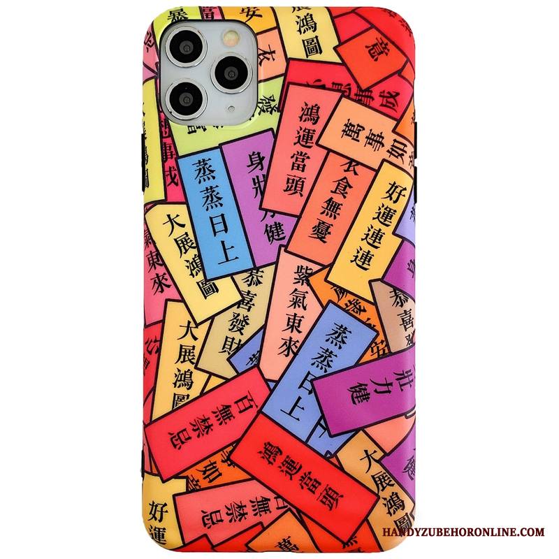 iPhone 11 Pro Kuori Persoonallisuus All Inclusive Punainen Luova Murtumaton Puhelimen Kuoret