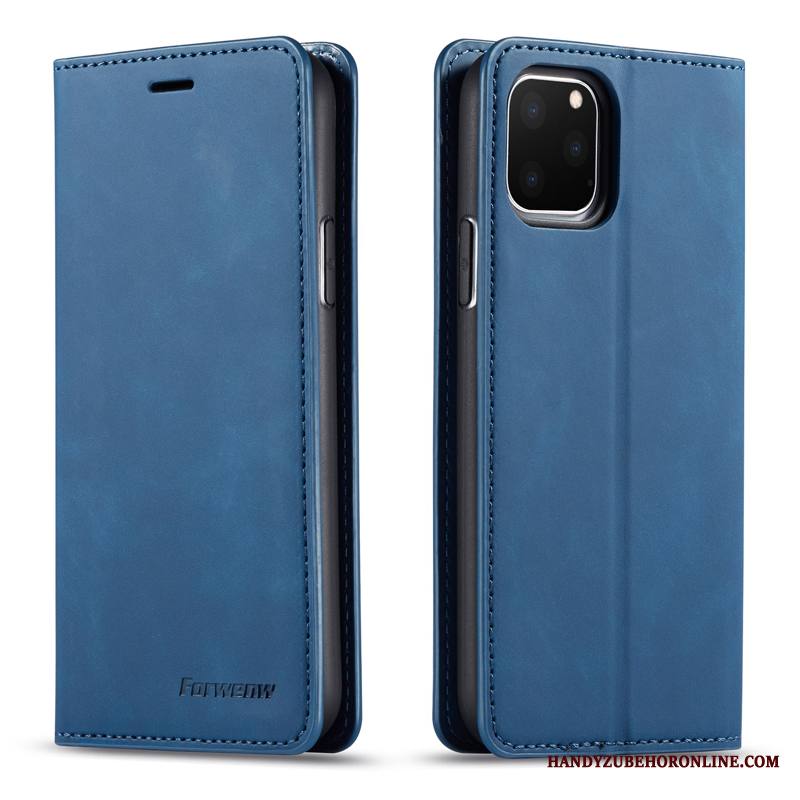 iPhone 11 Pro Kuori Puhelimen Kuoret Liiketoiminta Kotelo Trendi Tila Nahkakotelo Aito Nahka