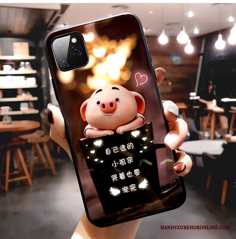 iPhone 11 Pro Kuori Tide-brändi Musta All Inclusive Persoonallisuus Sarjakuva Luova Net Red