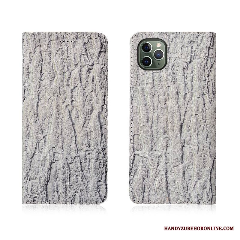 iPhone 11 Pro Max Kuori Nahkakotelo Aito Nahka Simpukka Puu Puhelimen Kuoret Suojaus Silikoni