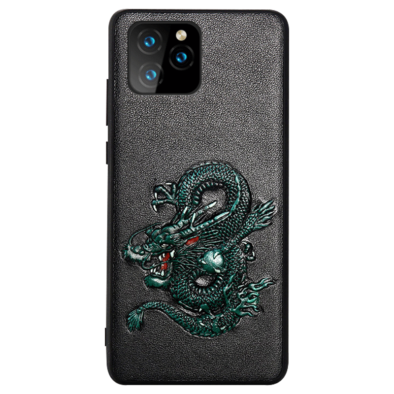 iPhone 11 Pro Max Kuori Ohut Trendi Murtumaton Muokata Nahkakotelo Persoonallisuus Eläin